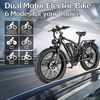 image:imageTuttio ARC  Adria26 Electric Dirt Bike Gift Combo 22MPH Mini OffRoad Ebike with 5000W Powerful Motor 52V 25Ah LongRange Electric Motorcycle for Teens amp Adults Family