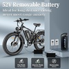 image:imageTuttio ARC  Adria26 Electric Dirt Bike Gift Combo 22MPH Mini OffRoad Ebike with 5000W Powerful Motor 52V 25Ah LongRange Electric Motorcycle for Teens amp Adults Family