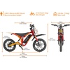 image:imageTuttio ARC Electric Dirt Bike 2Pack 36V 13AH 750W OffRoad Electric Motorcycle Set with 16 Tires Safe amp Fun EBike Combo for Kids Outdoor Adventure Family Riding