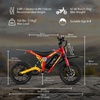 image:imageTuttio ARCI 36V Mini Electric Dirt Bike Adjustable Speed for Young Riders  25Mile Long Range 22MPH 750W Motor 5Speed Modes 16 OffRoad Tires Dual Suspension amp Disc Brake Max Weight 165 lbsGold