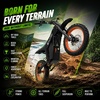 image:imageTuttio Soleil01 Electric Dirt Bike 3000W 40MPH 200NM Off Road Ebike  48V 21AH Battery 45Miles 1412 Fat Tire Electric Mountain Bike Full Suspensions EMotorcycle For Adults TeensBlackOrange