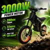 image:imageTuttio Soleil01 Electric Dirt Bike 3000W 40MPH 200NM Off Road Ebike  48V 21AH Battery 45Miles 1412 Fat Tire Electric Mountain Bike Full Suspensions EMotorcycle For Adults TeensBlackOrange
