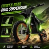 image:imageTuttio Soleil01 Electric Dirt Bike 3000W 40MPH 200NM Off Road Ebike  48V 21AH Battery 45Miles 1412 Fat Tire Electric Mountain Bike Full Suspensions EMotorcycle For Adults TeensBlackOrange
