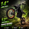 image:imageTuttio Soleil01 Electric Dirt Bike 3000W 40MPH 200NM Off Road Ebike  48V 21AH Battery 45Miles 1412 Fat Tire Electric Mountain Bike Full Suspensions EMotorcycle For Adults TeensBlackOrange