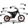 image:imageTuttio Soleil01 Electric Dirt Bike 3000W 40MPH 200NM Off Road Ebike  48V 21AH Battery 45Miles 1412 Fat Tire Electric Mountain Bike Full Suspensions EMotorcycle For Adults TeensBlack