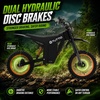 image:imageTuttio Soleil01 Electric Dirt Bike 3000W 40MPH 200NM Off Road Ebike  48V 21AH Battery 45Miles 1412 Fat Tire Electric Mountain Bike Full Suspensions EMotorcycle For Adults TeensBlackOrange