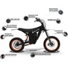 image:imageTuttio Soleil01BF amp ARCI Electric Dirt Bike Combo 48V OffRoad Electric Motorcycle with Fat Tires and 750W Kids Electric Bike with Hydraulic Brakes DualPack for Teens Children and Family