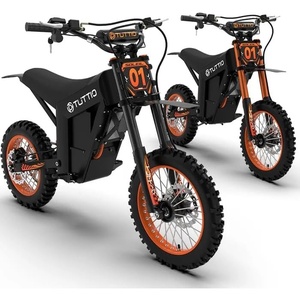 image:imageTuttio Electric Dirt Bike 2Pack Combo Soleil01OR amp Soleil01BF 48V OffRoad Electric Motorcycle Set with 1412 Tires Upgraded Power EBike Combo for Outdoor Riding Family Fun