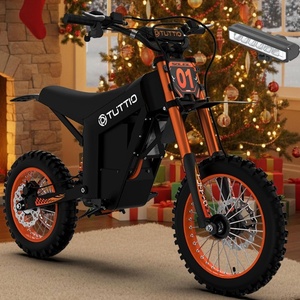 image:imageTuttio Soleil01 Electric Dirt Bike 3000W 40MPH 45 Miles EMotorcycle  200NM Electric Bike with 48V 21Ah Battery 1412 OffRoad Ebike with Dual Suspension for Adults TeensOrange