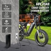 image:imageTuttio Electric Dirt Bike 2Pack for Teens and Adults Soleil01 48V 21AH 2000W and ICT 60V 25AH 4000W Peak Full Suspension Electric Motorcycles HighPerformance Ride Ebike for Mountain Snow OffRoad