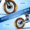 image:imageTuttio Soleil01 Electric Dirt Bike 40MPH E Dirt Bike for Adults Teens  200NM 48V 21AH Battery 45Miles 1412 Fat Tire  Full Hydraulic Brakes and Suspensions Mountain OffRoad E Dirt BikeBlue
