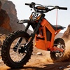 image:imageTuttio Soleil01 Electric Dirt Bike for Teens amp Adults 3000W 40MPH Off Road  48V 21AH Battery 200NM Full Hydraulic Brakes amp Suspensions Ebike For Mountain AdventureLava Orange