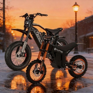 image:imageTuttio Electric Dirt Bike 2Pack for Teens and Adults Soleil01 48V 21AH 2000W and ICT 60V 25AH 4000W Peak Full Suspension Electric Motorcycles HighPerformance Ride Ebike for Mountain Snow OffRoad