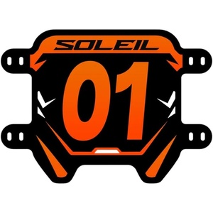 image:imageTuttio Soleil01 Front Number Plate Electric Dirt Bike Number Plate Motorcycle Plate