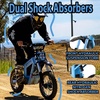 image:imageTuttio Soleil01 Electric Dirt Bike for Teens amp Adults 3000W 40MPH Off Road  48V 21AH Battery 45Miles 200NM Full Hydraulic Brakes amp Suspensions Ebike For Mountain AdventureGlacier Blue