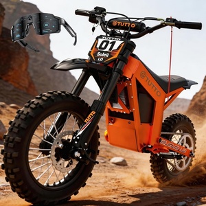 image:imageTuttio Soleil01 Electric Dirt Bike for Teens amp Adults 3000W 40MPH Off Road  48V 21AH Battery 45Miles 200NM Full Hydraulic Brakes amp Suspensions Ebike For Mountain AdventureLava Orange