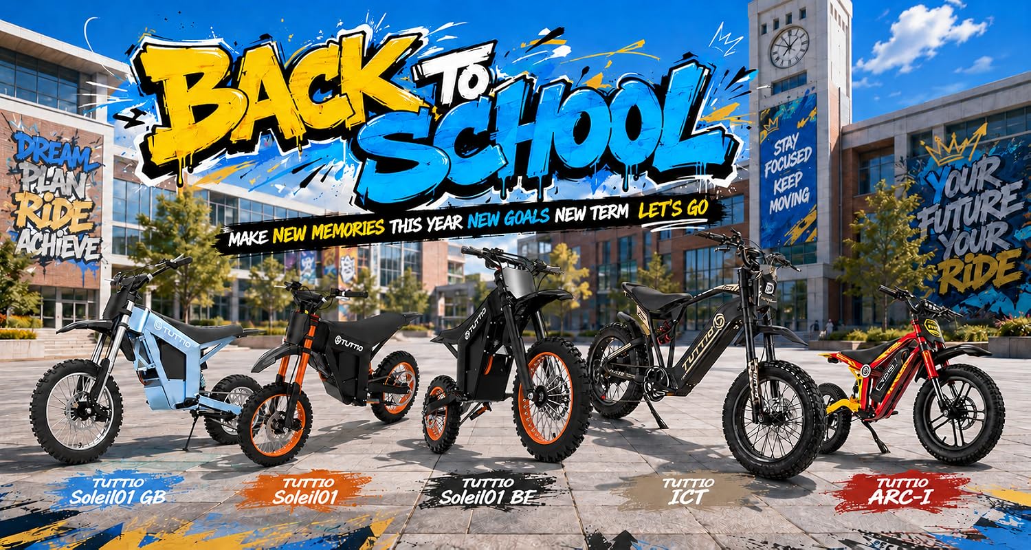 TUTTIO | Electric Bikes & Dirt Bikes for Every Adventure,Ride Smarter, Explore More