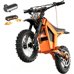 image:imageTuttio Soleil01 ElectricDirtBike for Adults Teens 20 MPH 200NM ElectricMotorcycle with 48V 208AH Battery 1412 Fat Tire Ebike Full Hydraulic Brakes For Mountain OffRoadBlueOrangeBlack